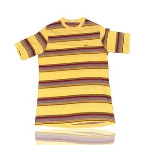 Vintage 70’s ERA Hang Ten Men's Striped Surf T-Shirt Multicolor Size L